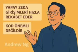 Andrew Ng: Yapay zeka girişimleri hızla rekabet eder, kod önemli değildir