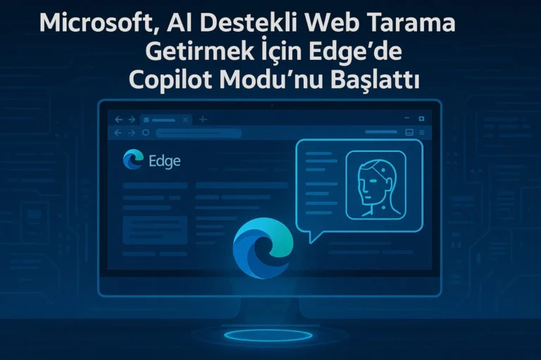 Microsoft, AI Destekli Web Tarama Getirmek İçin Edge’de Copilot Modu’nu Başlattı