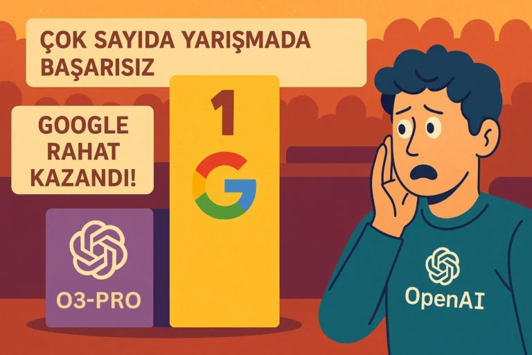 OpenAI’nin yeni modeli birçok yarışmada başarısız oldu, Google rahat kazandı!