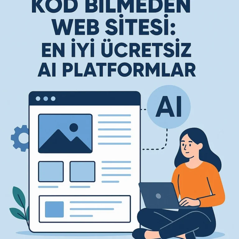Kod Bilmeden Web Sitesi: En İyi Ücretsiz AI Platformlar