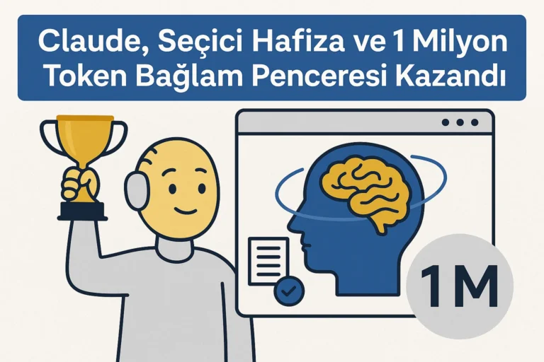 Claude, Seçici Hafıza ve 1 Milyon Token Bağlam Penceresi Kazandı