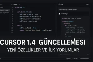 Cursor 1.4 Güncellemesi: Yeni Özellikler ve Deneyimler