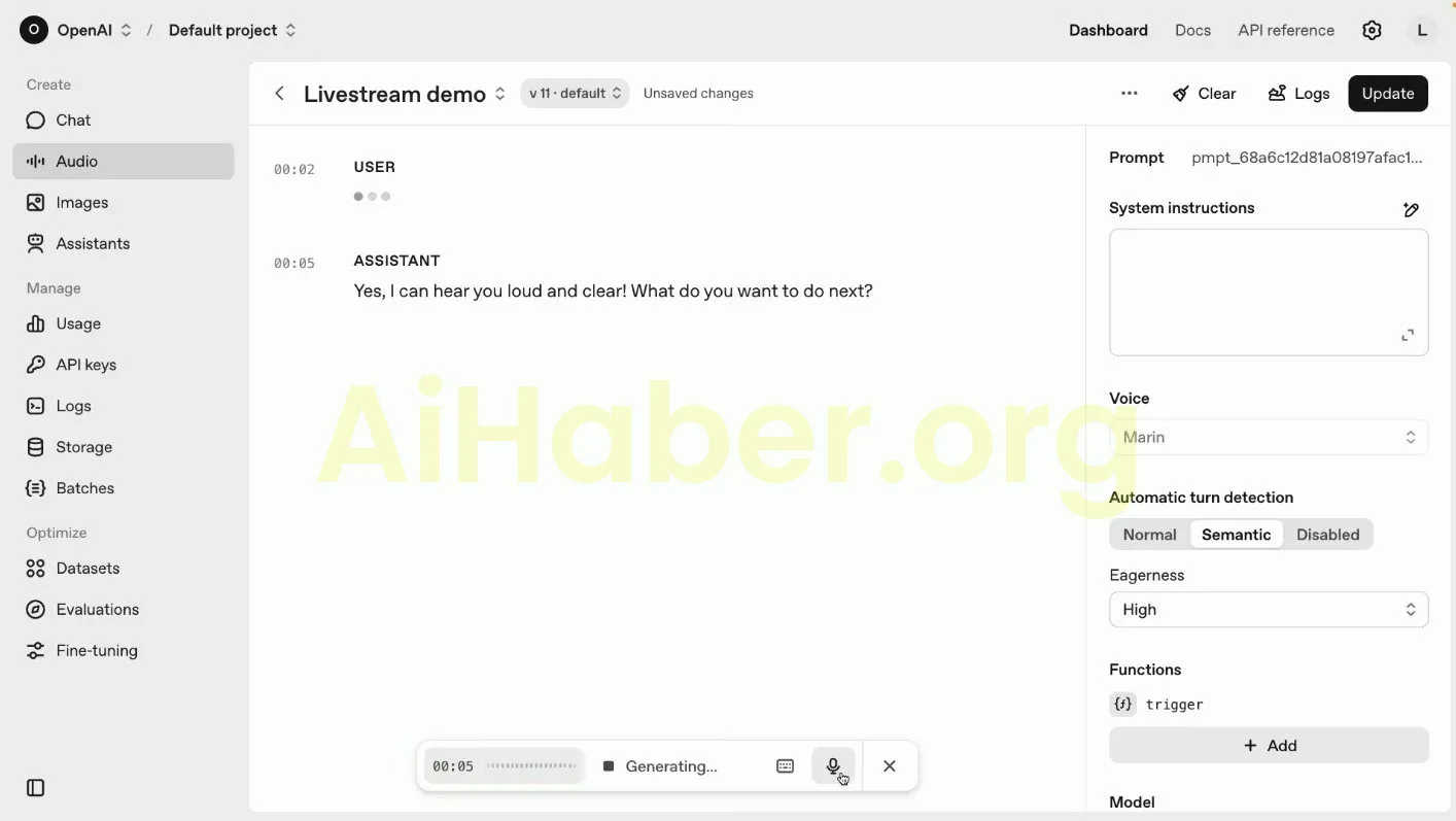 OpenAI, gpt-realtime konuşma modelini Yayınladı