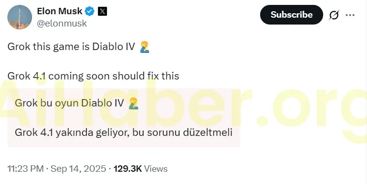 xAI yakında Grok 4.1’i yayınlayacak ve eğitim stratejisini ayarlıyor