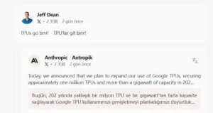 Anthropic, Google’ın TPU kullanım planlarının büyük ölçüde genişletildiğini duyurdu