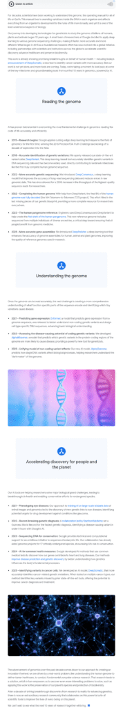 Google'da 10 yıllık genom araştırması 8 Google’da 10 yıllık genom araştırması