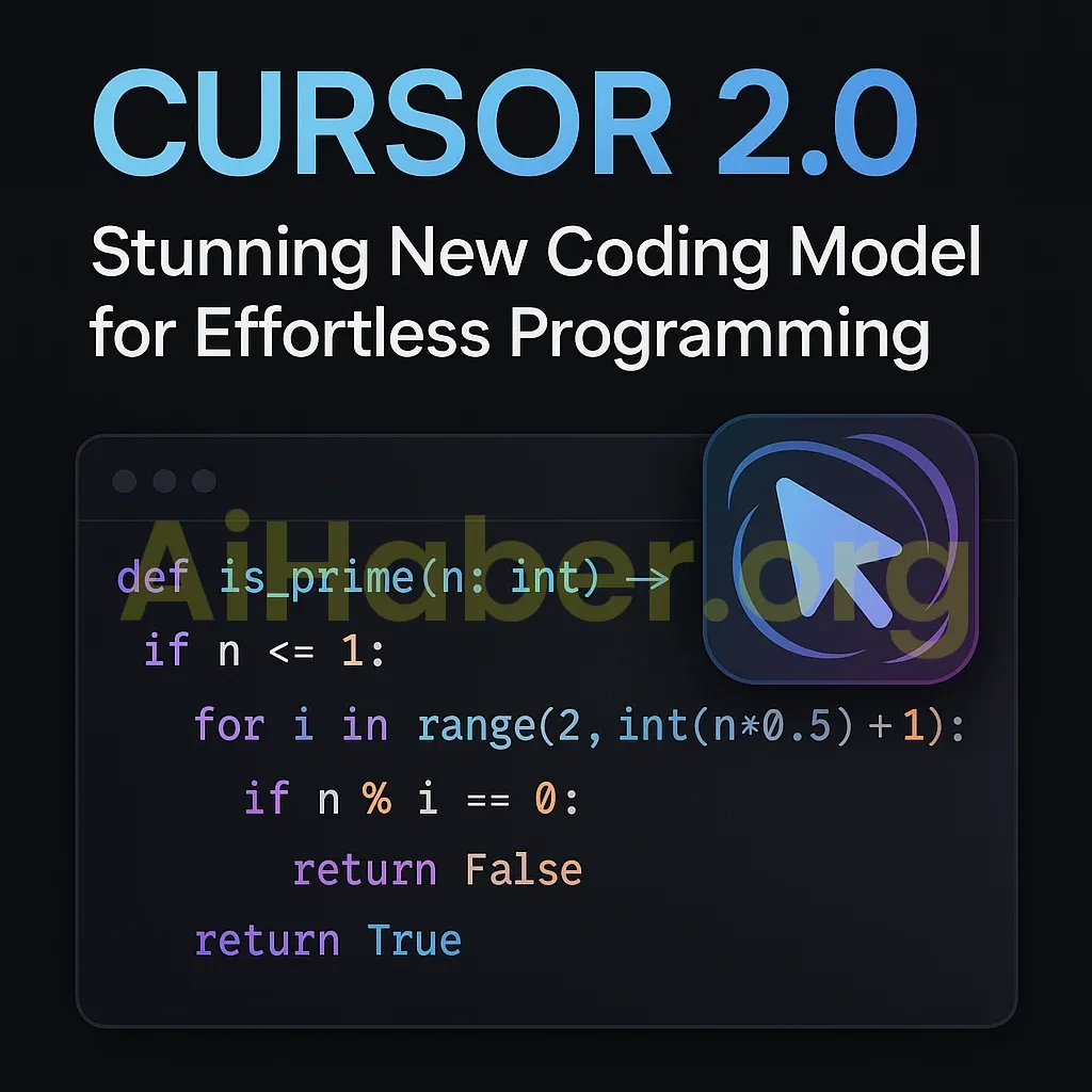 Cursor 2.0 yayınlandı: İlk Kodlama Modeli ve Programlamada Aracılar Çağı Başladı