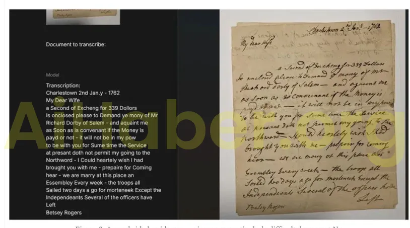 Tarihi El Yazmalarının Şifresini Çözmek  Gemini3 Kullanılması