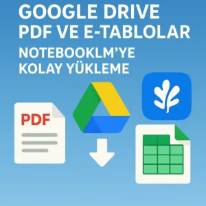 NotebookLM’ye  Google Drive’dan PDF ve e-tablo yükleme desteği geldi