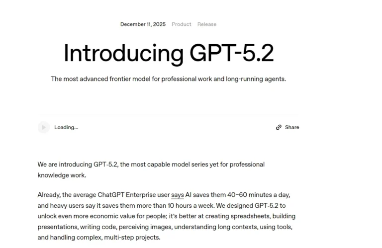 Openai Chatgpt 5.2’yi Yayınladı