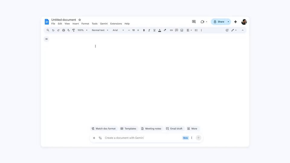 Google Docs, Sheets ve Slides İçin Yeni Gemini Tanıtıldı!