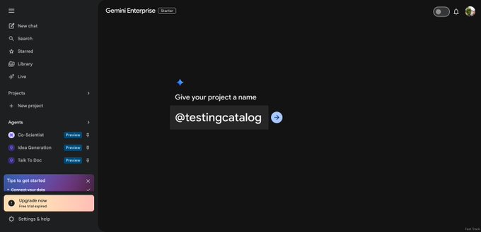 Google, Gemini için Projeler üzerinde tekrar çalışıyor!