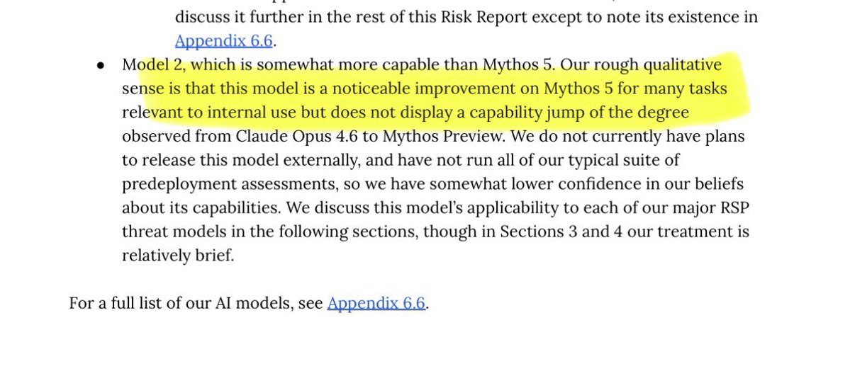 Anthropic dahili model Mythos 5'ten daha guculu