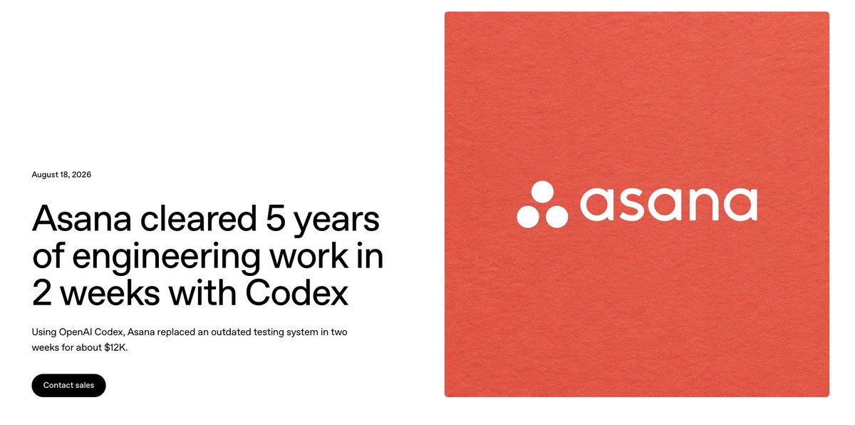 OpenAI Codex Asana migrasyon projesi