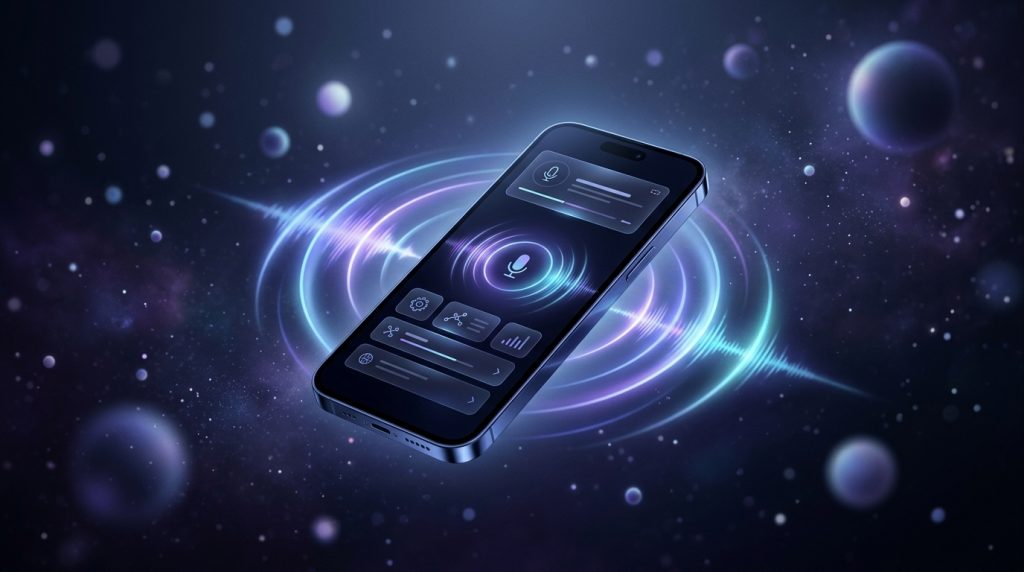 Grok iOS uygulamasında yeni sesler ve yenilenen arayüzü temsil eden kapak görseli